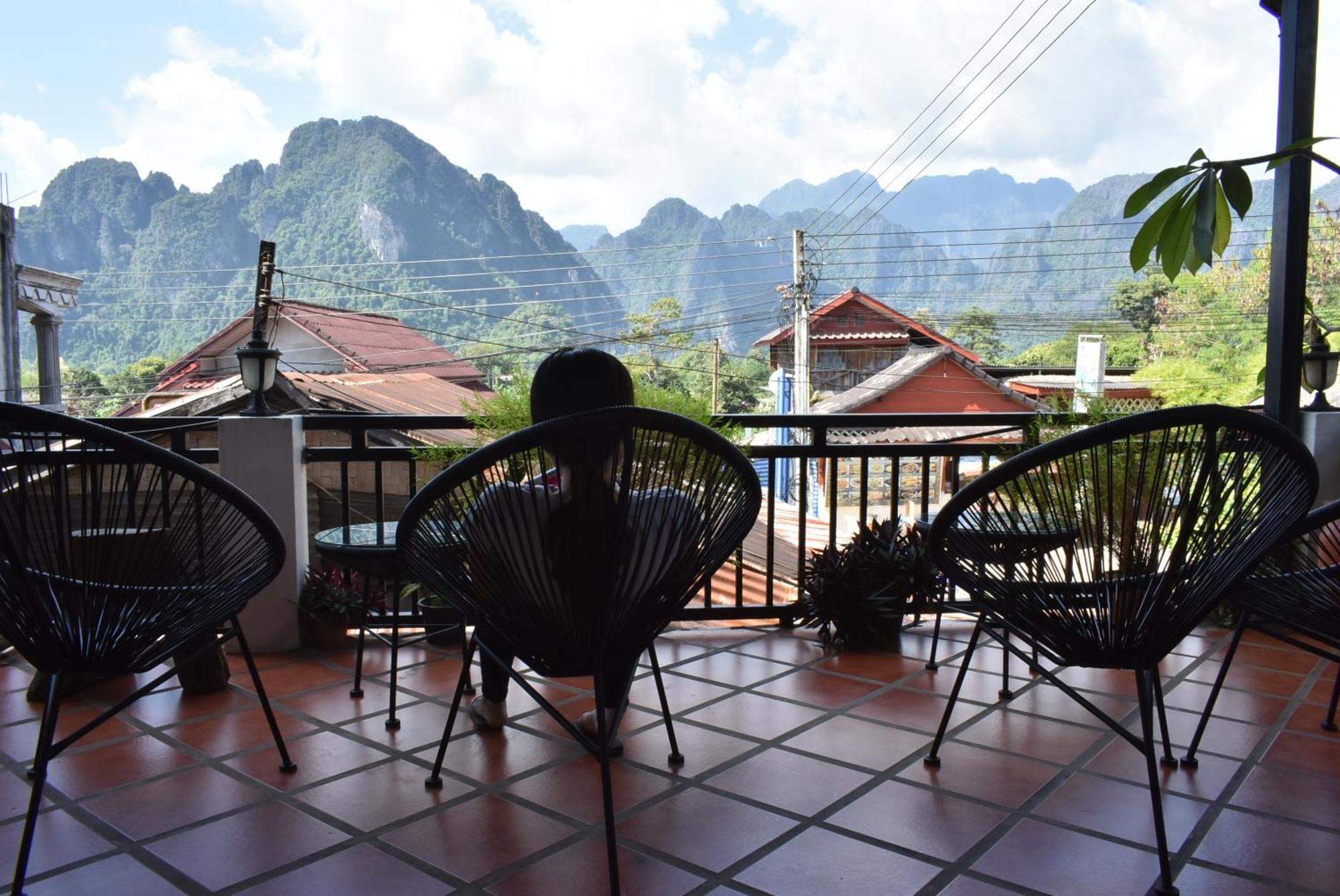 Nice View Guesthouse Vang Vieng Exterior foto